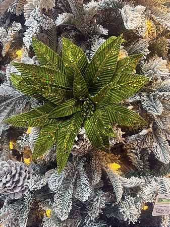 FLOR NATALINA VERDE 40 CM