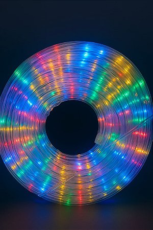 MANGUEIRA 200 LEDS COLORIDO FUNÇÃO COLORIDA 10M BIVOLT