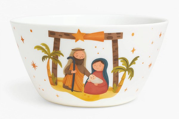 BOWL MELAMINA LAPINHA 750ML BEGE