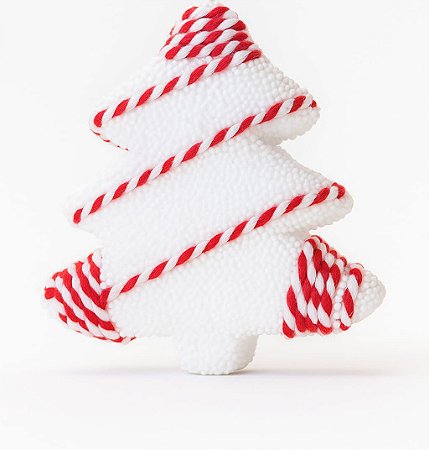 DECORAÇÃO 10CM VERM/BCO ARVORE