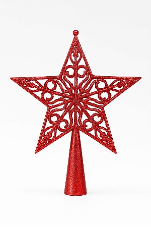 ENFEITE ÁRVORE ESTRELA ARRAMADA