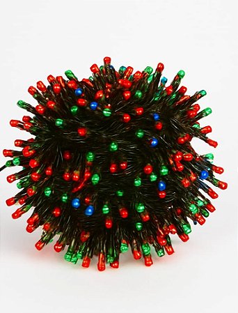 PISCA ESTROBO 40M 1300 LEDS COLORIDO BIVOLT EXTERNO