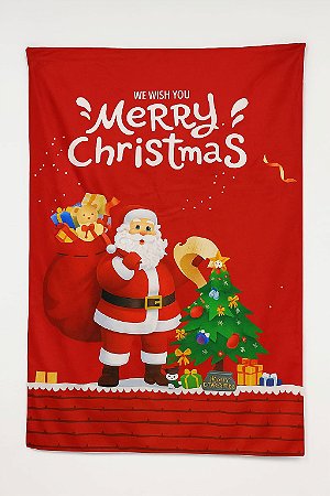 CAPA CADEIRA 33X90 MERRY CHRISTMAS