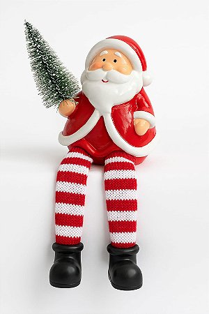 PAPAI NOEL SENTADO C/ PERNAS DE PANO