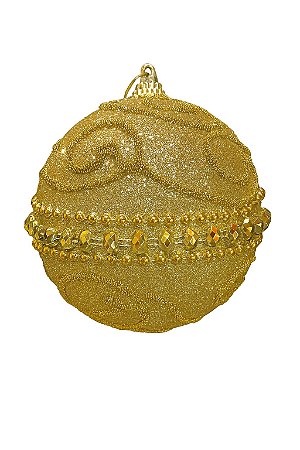 BOLA NATALINA 10CM BORDO/DOU