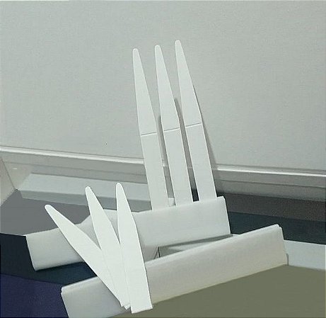 052 PORTA FITAS(larga) - RÉGUA PEQUENA - COR BRANCA