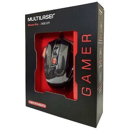 Mouse Gamer Multilaser Fire Mo236