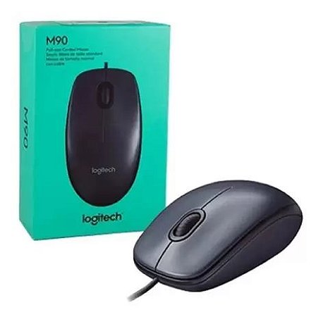 Mouse com fio M90 Logitech