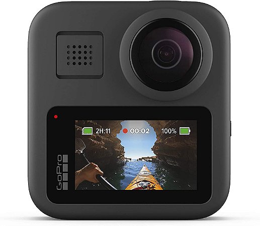 Câmera GoPro Max 360 Resolução em 5.6K Black - RFB