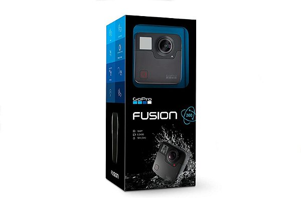 Câmera GoPro Fusion Resolução em 5.2K Black