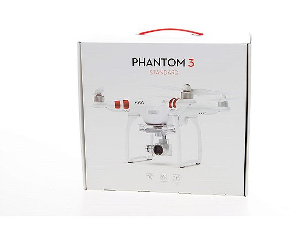 Drone DJI Phantom 3 Standard com Câmera 2.7K Branco 2.4GHz
