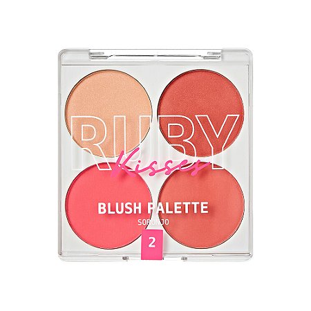 Paleta de Blush Ruby Kisses RKB02BR - Bare Blush