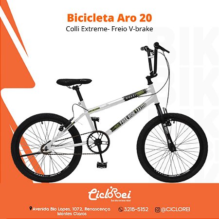 BICICLETA CROSS EXTREME ARO 20 INFANTIL MASCULINA - COLLI BIKE - Ciclo Rei