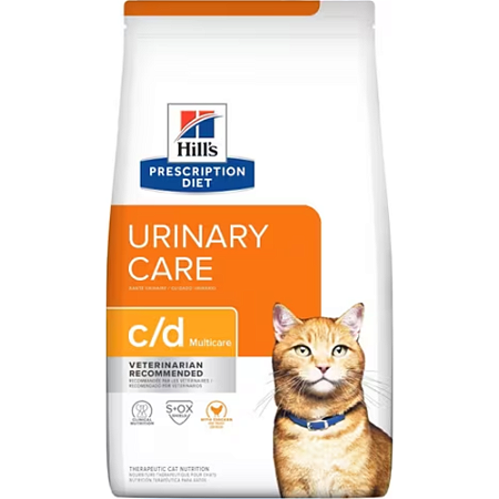 Ração Hills Prescription Diet C/D Multicare Para Gatos Adultos - Cuidado Urinário