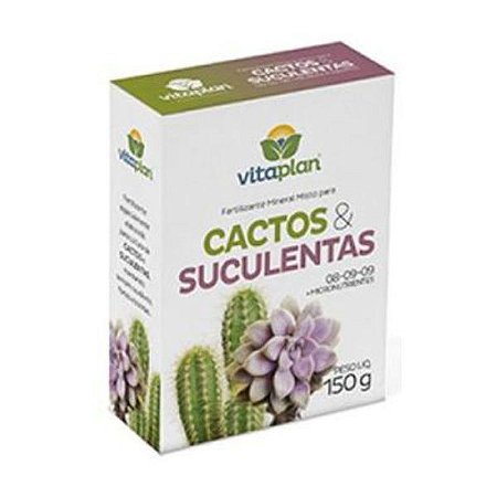 Fertilizante Vitaplan Para Cactus e Suculentas - 150 g