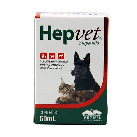 Hepvet Suspensão Para Cães e Gatos - 60 ml