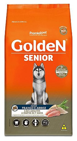 Ração Golden Fórmula Sênior Para Cães Adultos Sabor Frango - 15 Kg