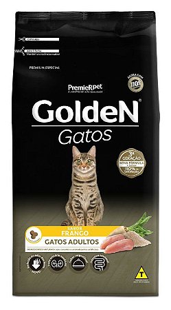 Ração Golden Para Gatos Adultos Sabor Frango