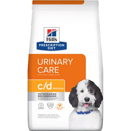Ração Hills Prescription Diet C/D Multicare Para Cães Adultos - Cuidado Urinário