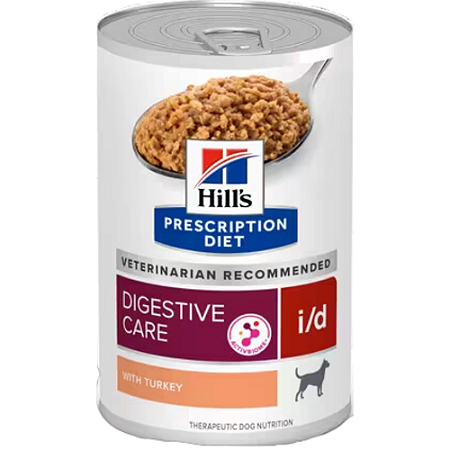 Lata Hills Prescription Diet I/D Para Cães Adultos - Cuidado Digestivo - 370 g