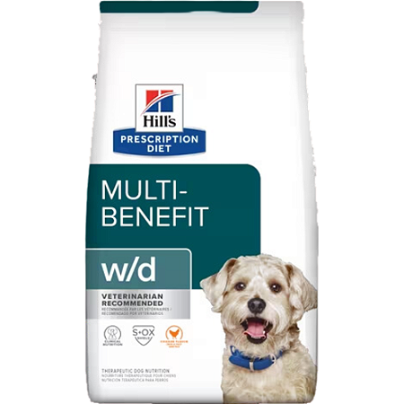 Ração Hills Prescription Diet W/D Para Cães Adultos - Controle de Peso e Glicêmico