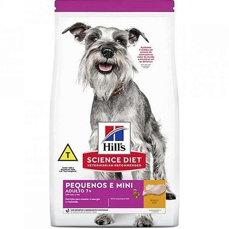 Ração Hills Science Diet Raças Pequenas e Miniaturas 7+ Para Cães Adultos de Porte Pequeno