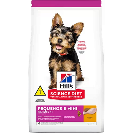 Ração Hills Science Diet Raças Pequenas e Miniaturas Para Cães Filhotes de Porte Pequeno