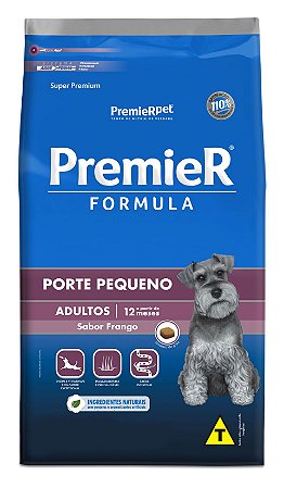 Ração Premier Fórmula Raças Pequenas Para Cães Adultos de Porte Pequeno Sabor Frango