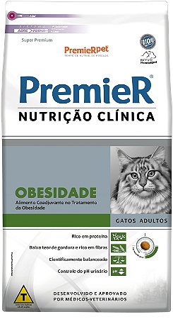 Ração Premier Nutrição Clínica Obesidade Para Gatos 1.5 Kg