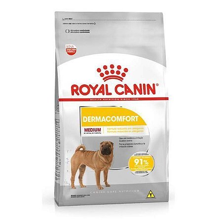 Ração Royal Canin Canine Care Nutrition Medium Dermacomfort Para Cães Adultos Porte Médio