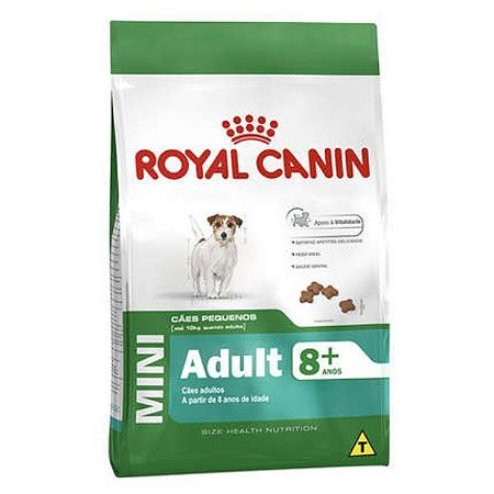 Ração Royal Canin Mini Adult 8+ Para Cães Adultos Porte Pequeno