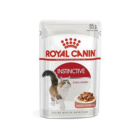 Ração Royal Canin Sachê Instinctive Para Gatos Adultos 85 g