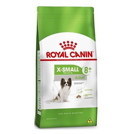 Ração Royal Canin X-Small Adult 8+ Para Cães Adultos Porte Miniatura