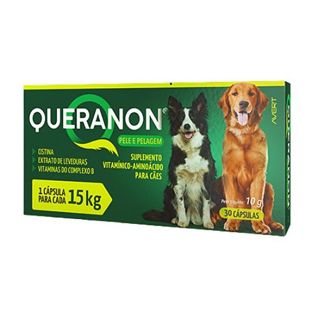 Suplemento Queranon Para Cães - 30 Cápsulas