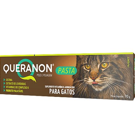 Suplemento Queranon Pasta Para Gatos - 70 g