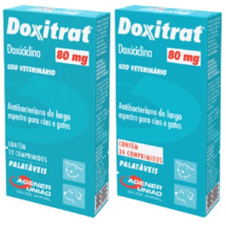 Doxitrat 80 mg Para Cães e Gatos