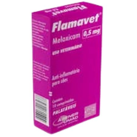 Flamavet 0,5 mg Para Cães - 10 Comprimidos