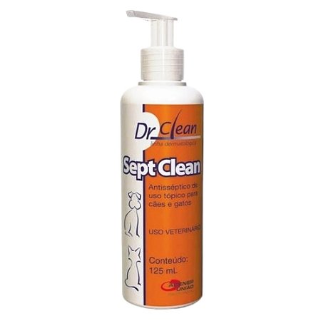 Sept Clean Para Cães e Gatos - 125 ml