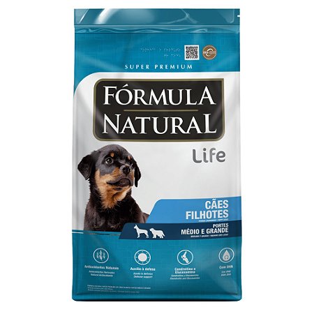 Ração Adimax Pet Fórmula Natural Para Cães Filhotes Porte Médio e Grande
