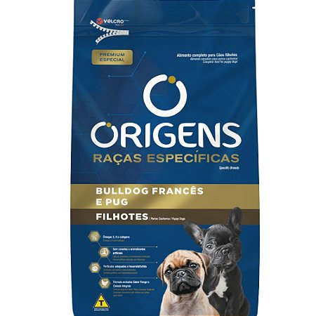 Ração Adimax Pet Origens Bulldog Francês e Pug Para Cães Filhotes