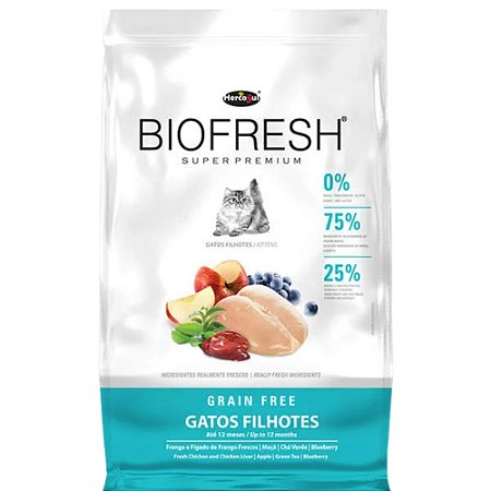 Ração Biofresh Grain Free Para Gatos Filhotes