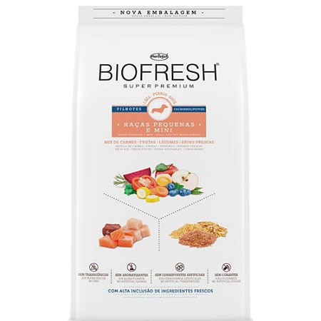 Ração Biofresh Super Premium Raças Pequenas e Mini Para Cães Filhotes