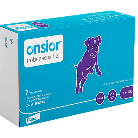 Onsior 10 mg Para Cães - 7 Comprimidos