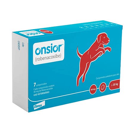 Onsior 40 mg Para Cães - 7 Comprimidos