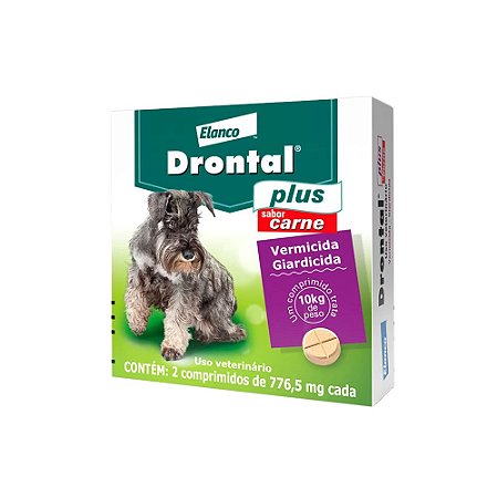 Drontal Plus Para Cães Até 10 Kg