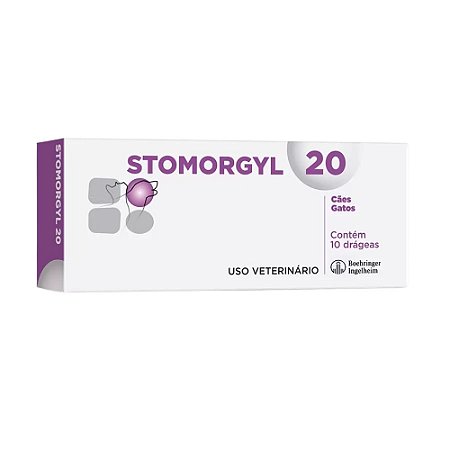 Stomorgyl 20 Para Cães e Gatos - 10 Comprimidos