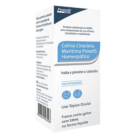 Colírio Cinerária - 10 ml