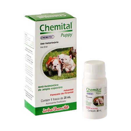 Vermífugo Chemital Puppy - 20 ml