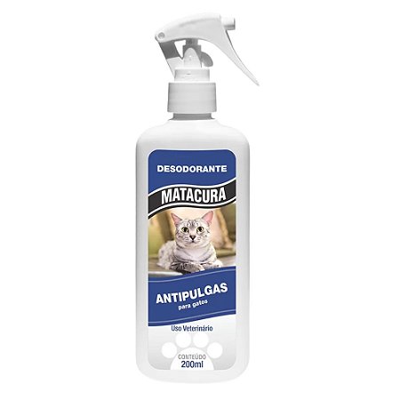 Desodorante Antipulgas Matacura Para Gatos - 200 ml