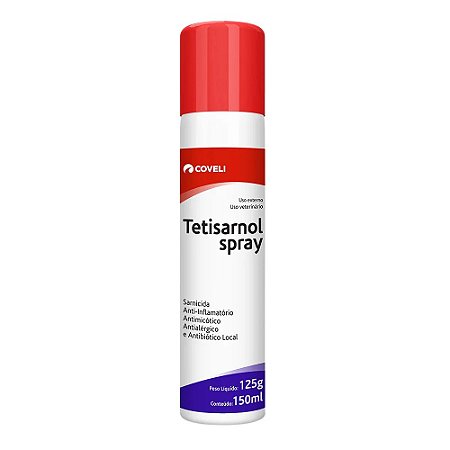 Tetisarnol Spray Para Cães e Gatos - 150 ml